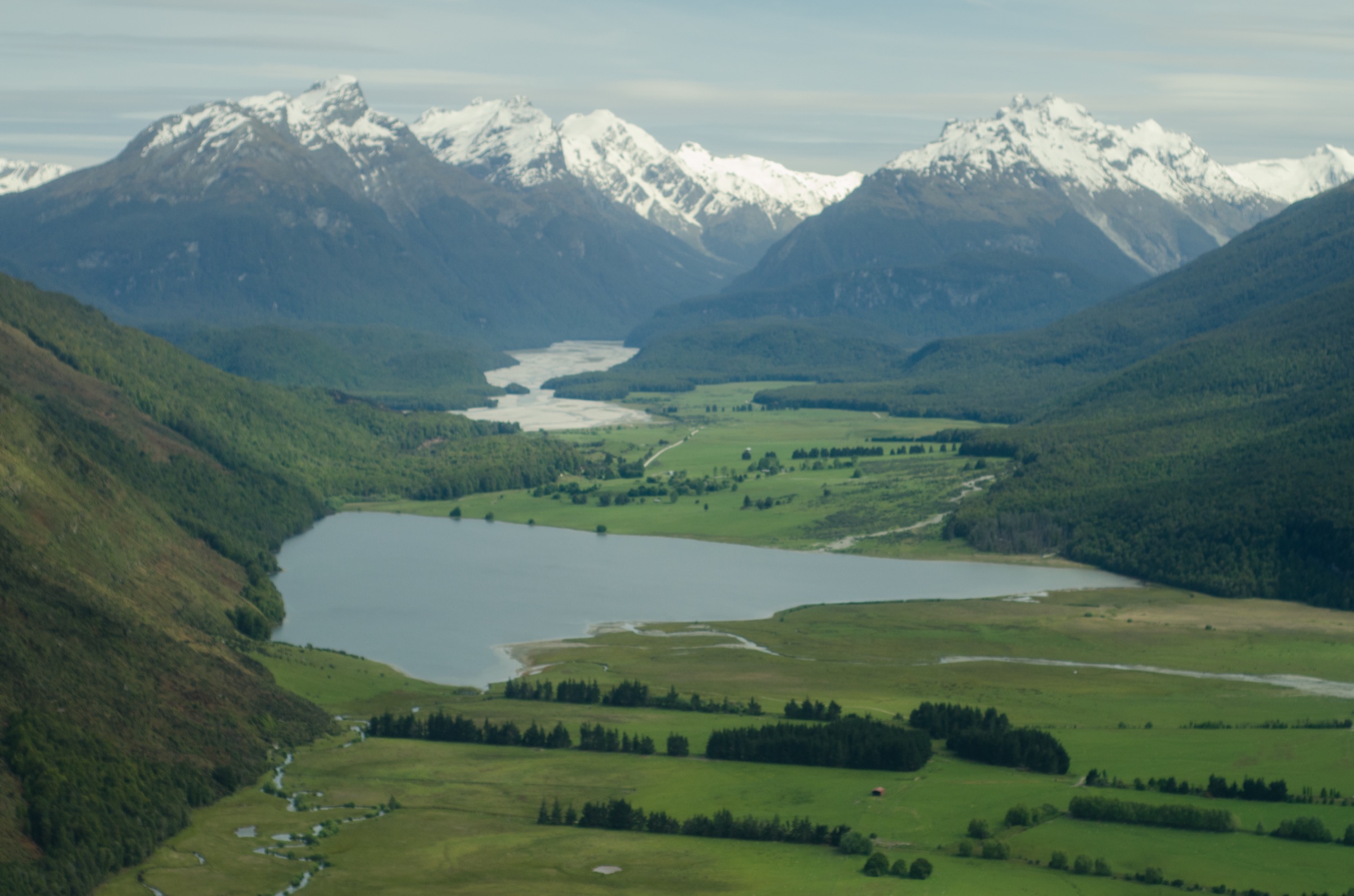 Paradise Paddock near Glenorchy at the foot of the northern Richardson / scheelite-mining hills