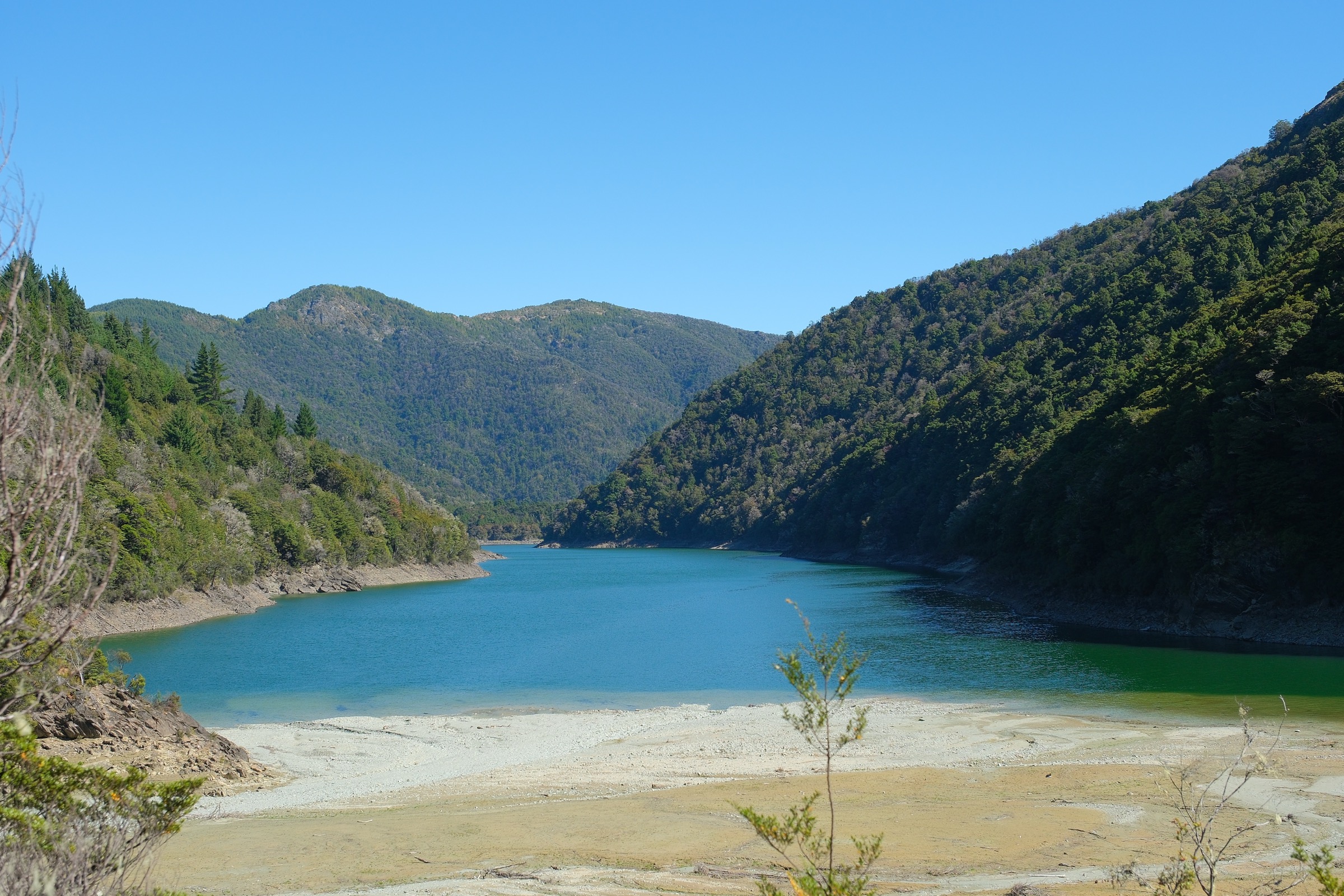 Lake Chalice shore, Mount Richmond Forest Park, Marlborough, New Zealand
