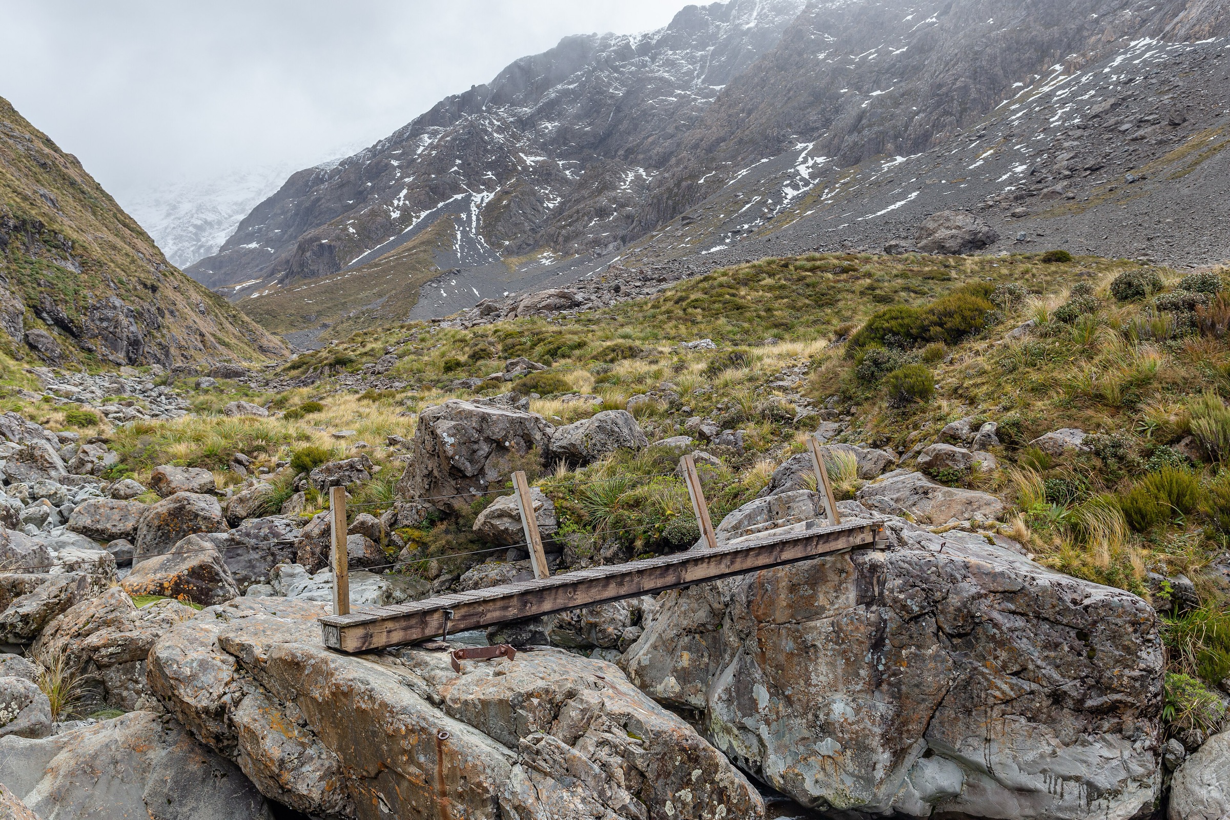 Otira Valley Track in Arthur's Pass National Park, New Zealand
