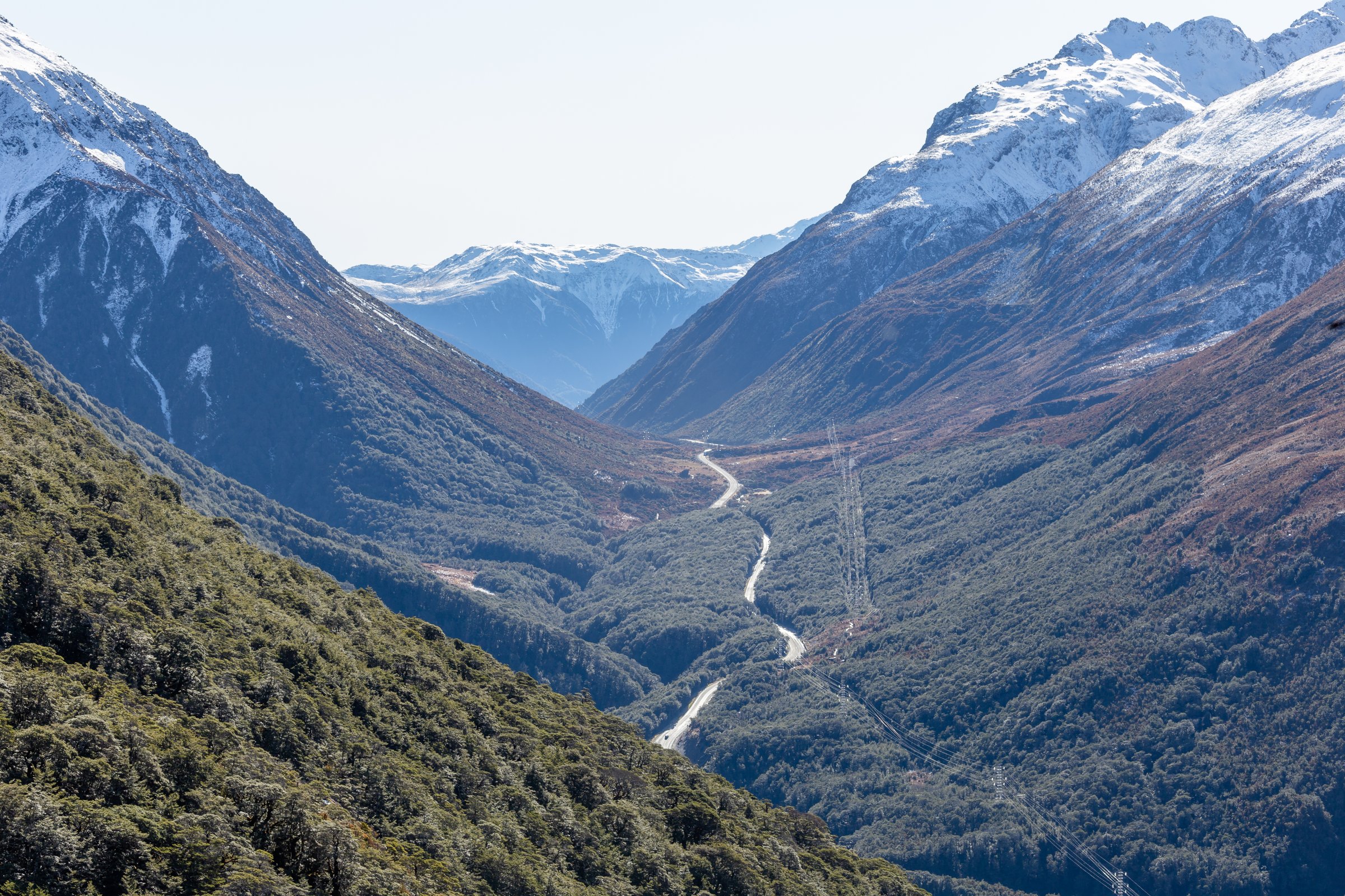 Arthur's Pass from Avalanche Peak Track, Arthur's Pass National Park
