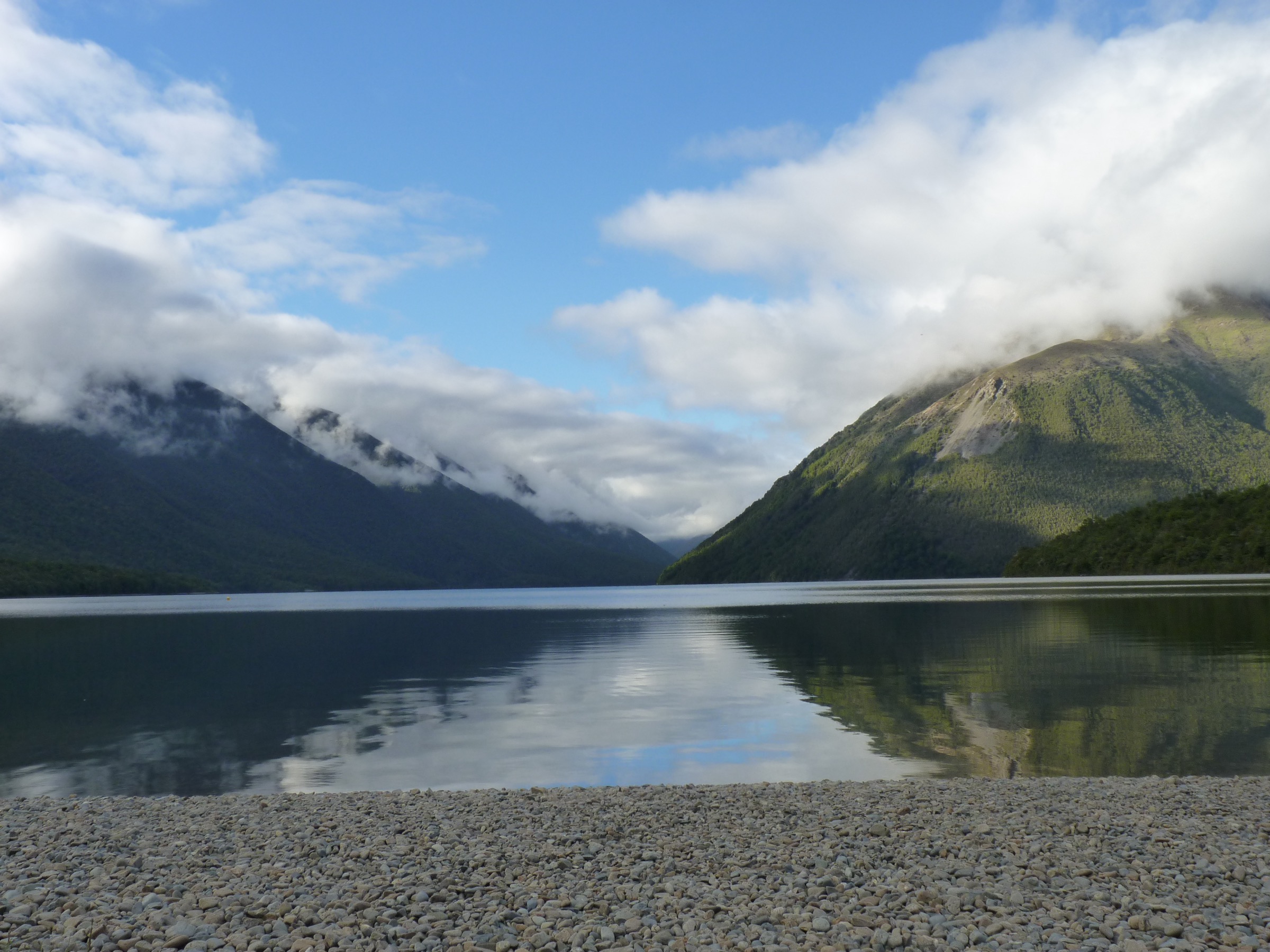Lake Rotoiti from the Mount Robert side, Nelson Lakes National Park, New Zealand