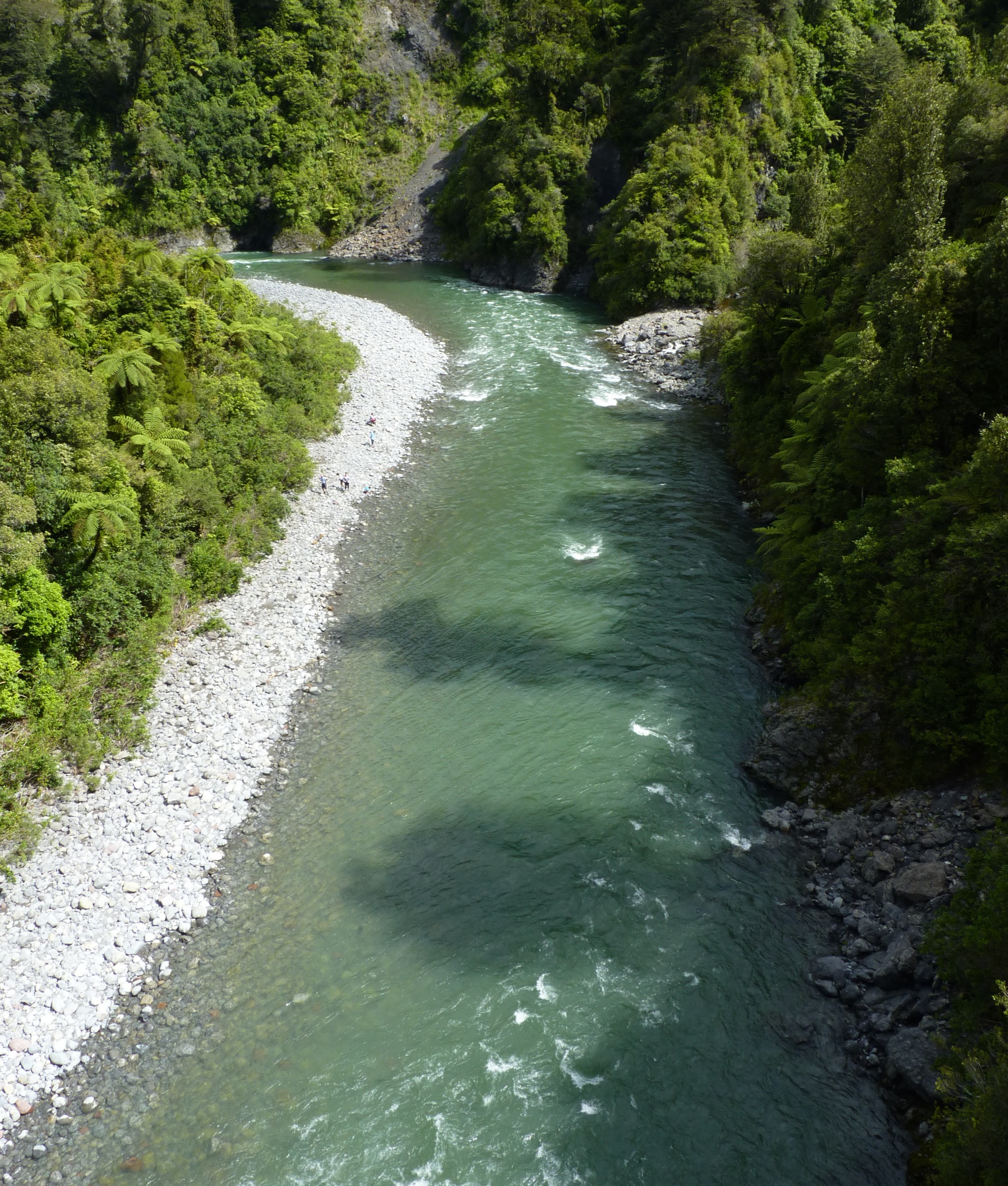 The Waiohine River in Waiohine Gorge, central Tararua Range