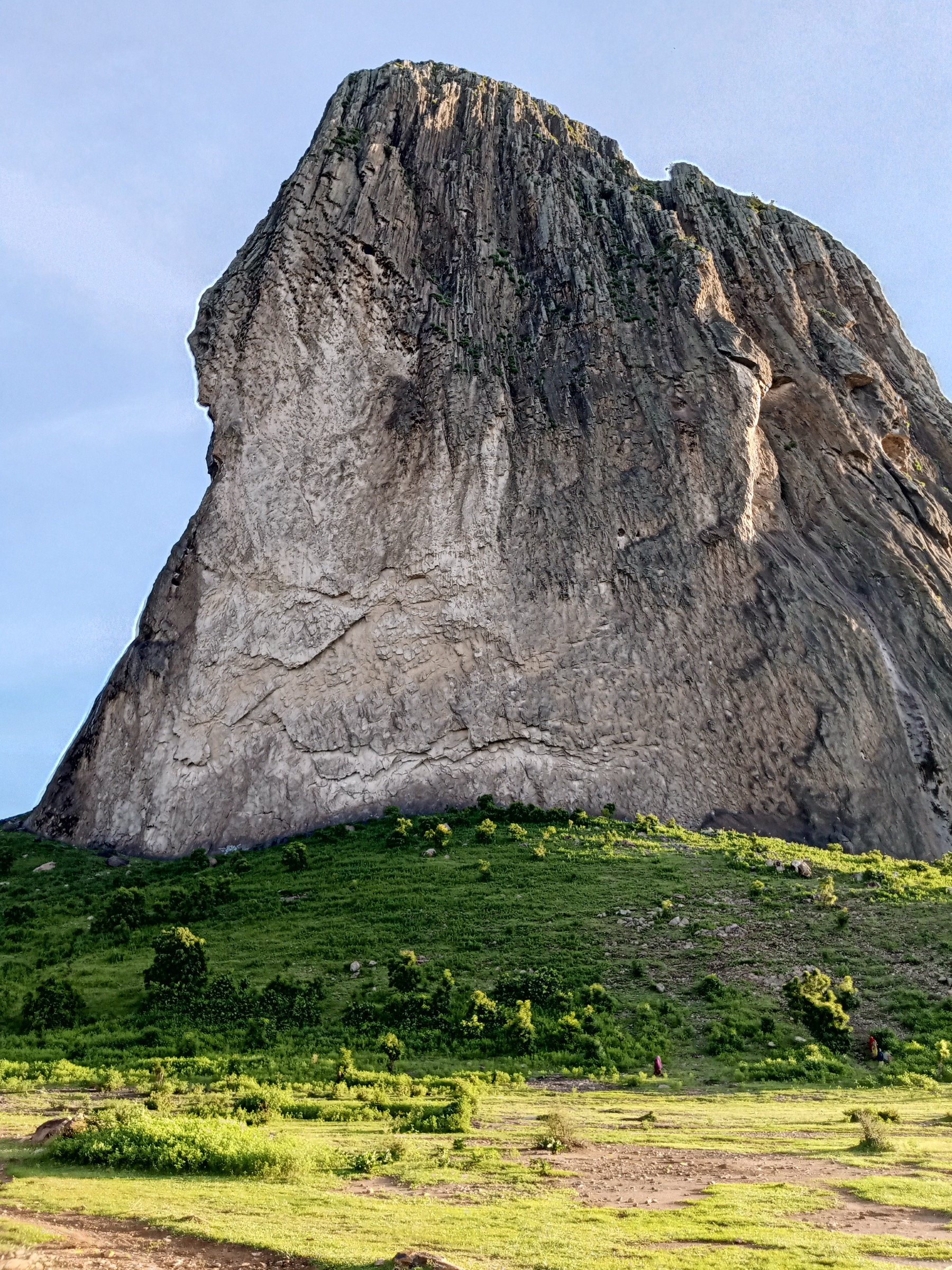 Wase Rock trachyte volcanic plug, southern Plateau State, central Nigeria