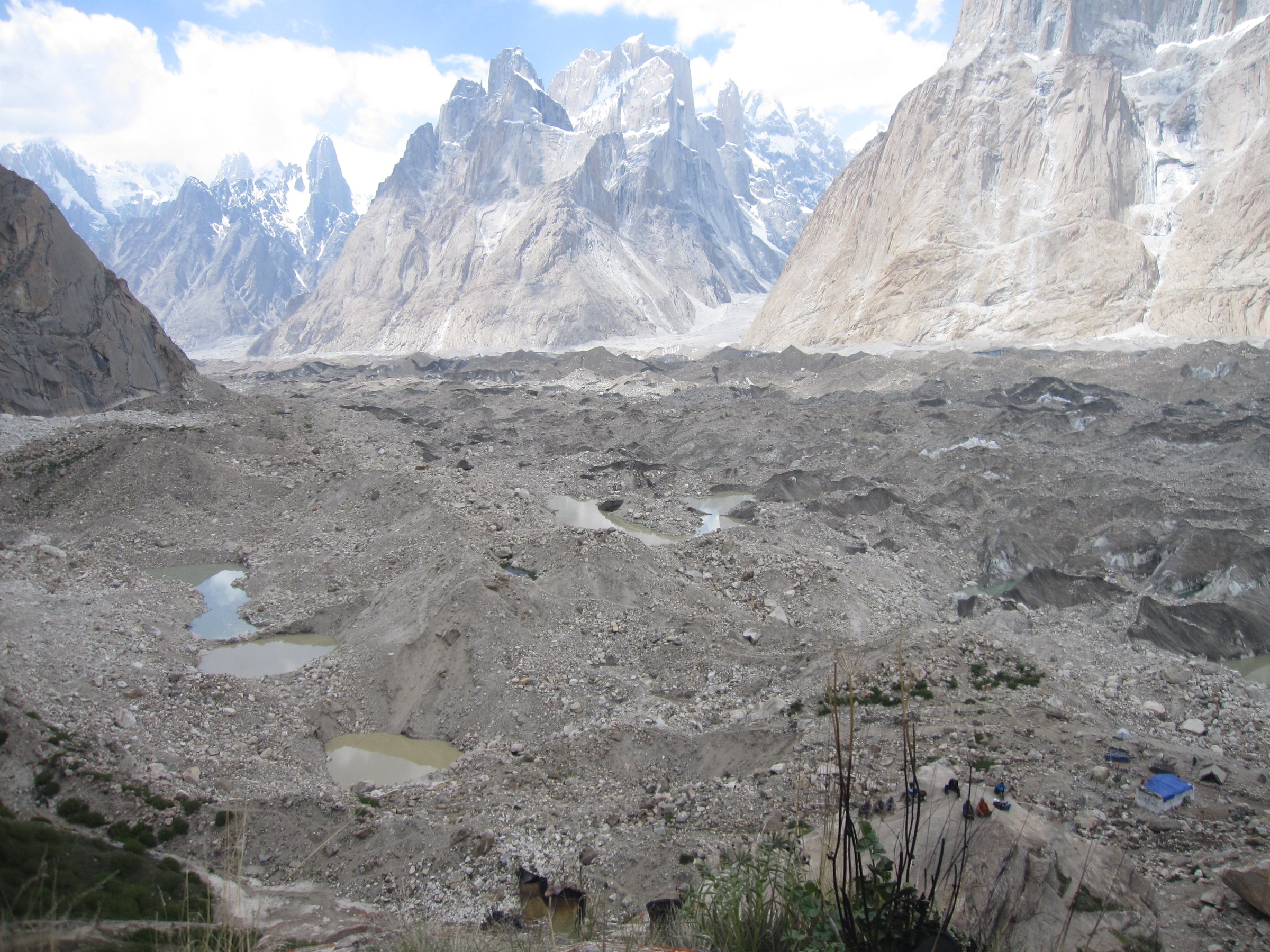 Baltoro Glacier from the Urdukas campsite