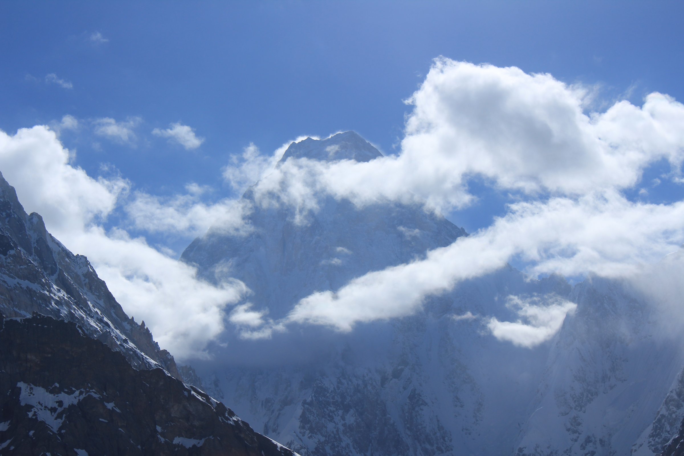 Gasherbrum IV from the Baltoro Glacier