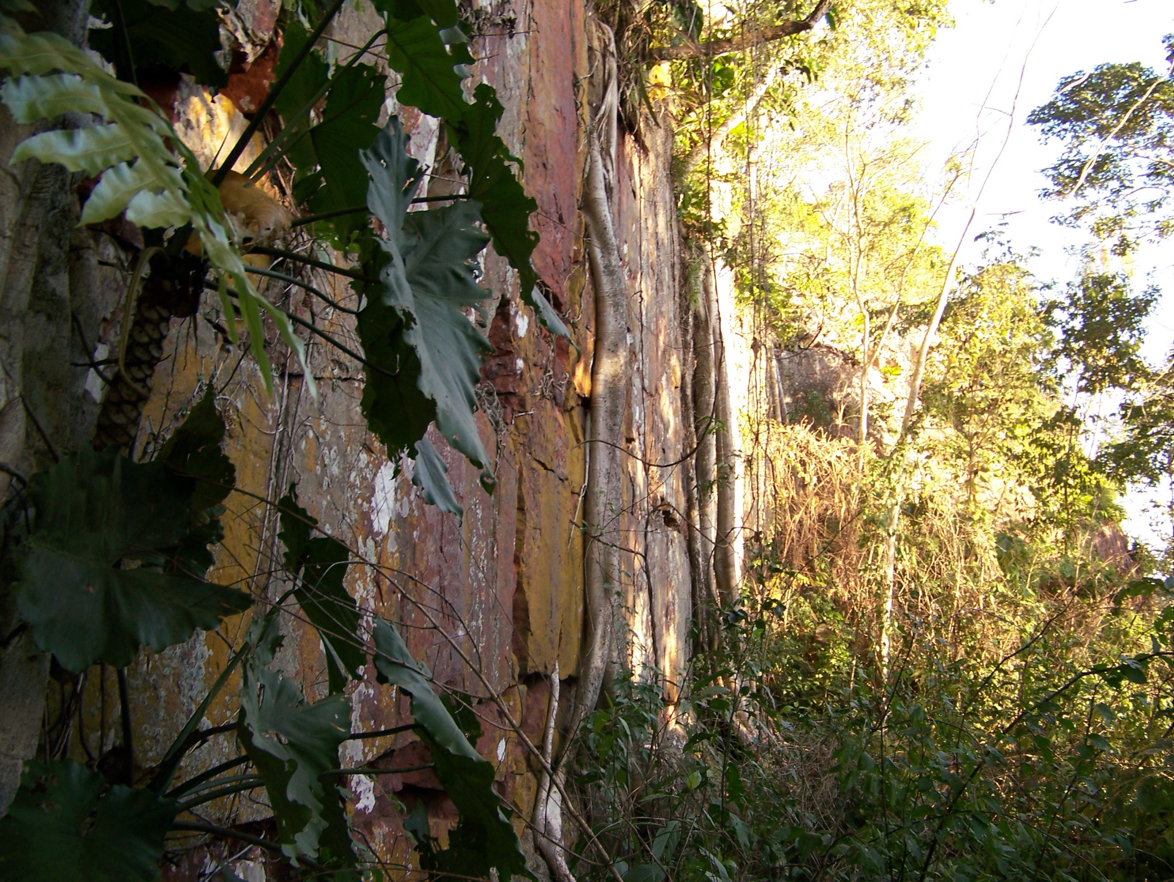 Cerro Muralla, a natural rock wall in Cerro Corá National Park, Amambay