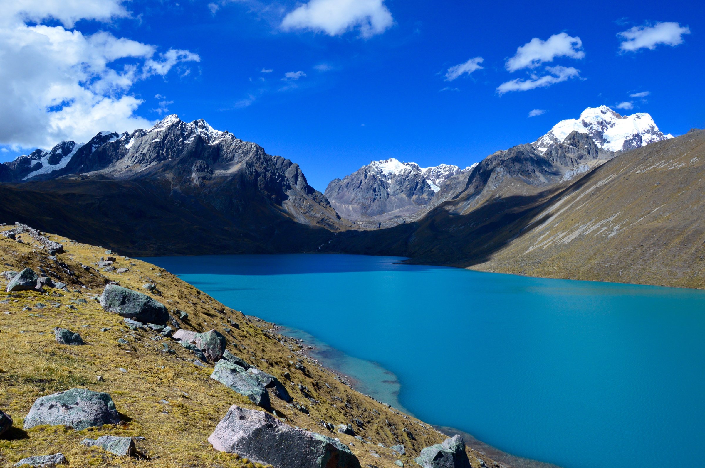 Lake Singrenacocha, Cordillera Vilcanota, Peru