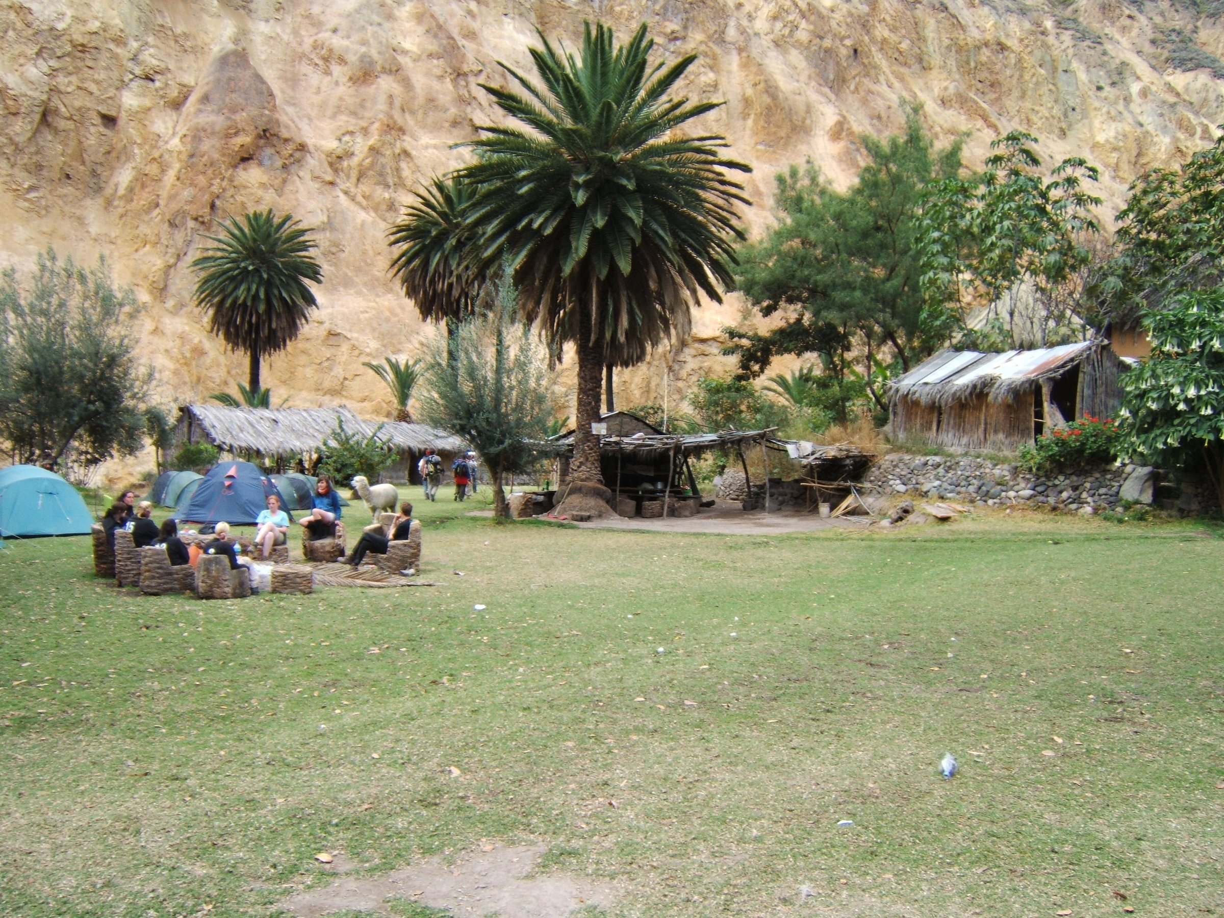 Colca Valley canyon view above Sangalle, Cabanaconde sector, Peru