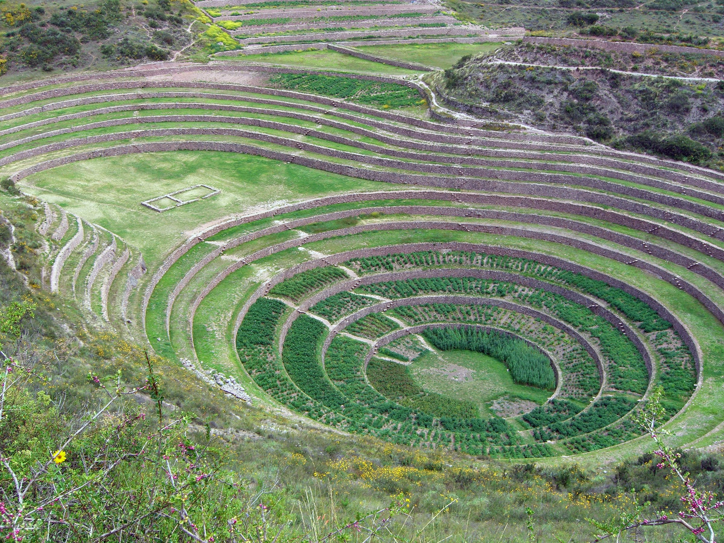 Moray terraces, Sacred Valley, Peru