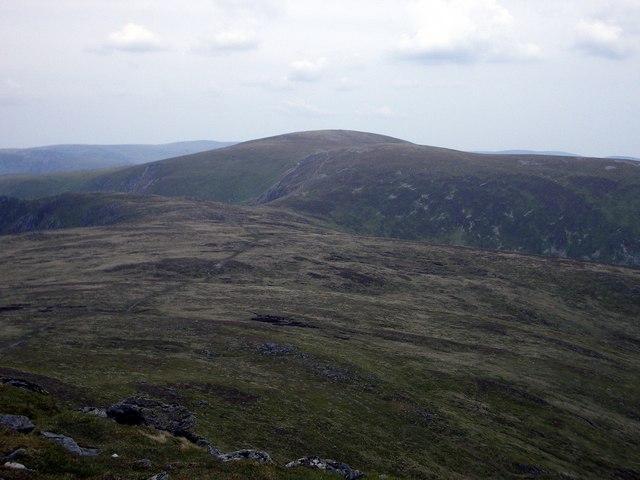 Driesh from the summit of Mayar