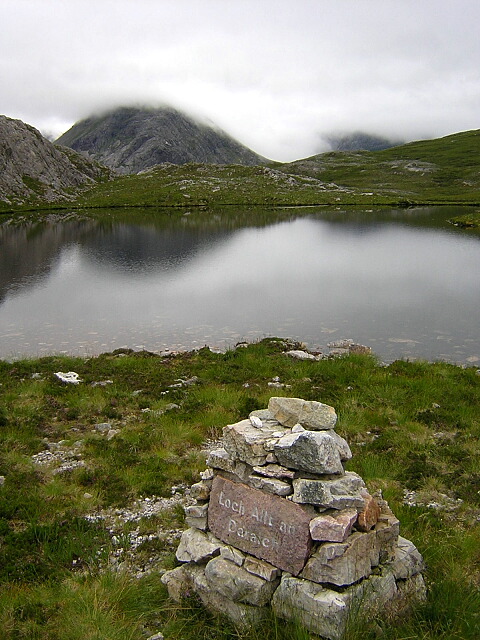 Loch Allt an Daraich on Beinn Eighe NNR Mountain Trail