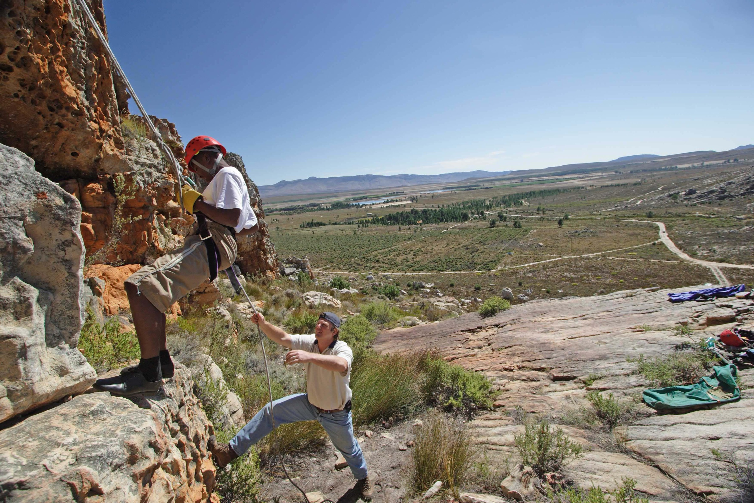 Rugged rock terrain in Matroosberg Private Nature Reserve, Western Cape