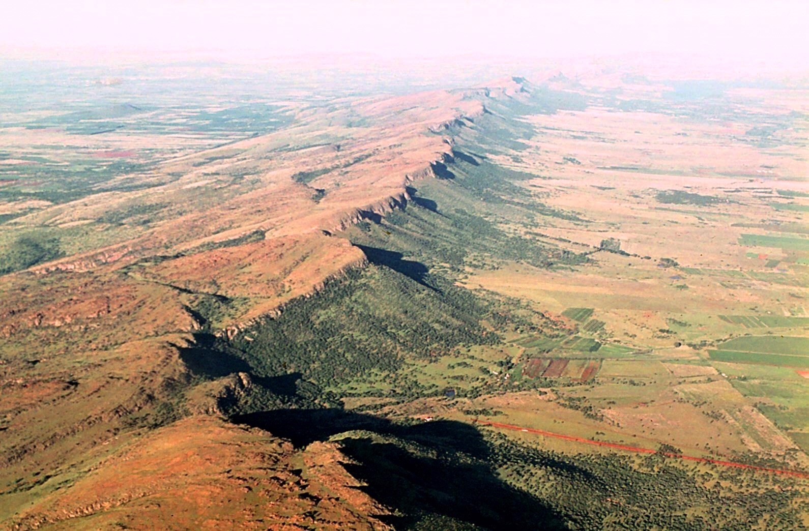 Magaliesberg ridge from the Castle Gorge area