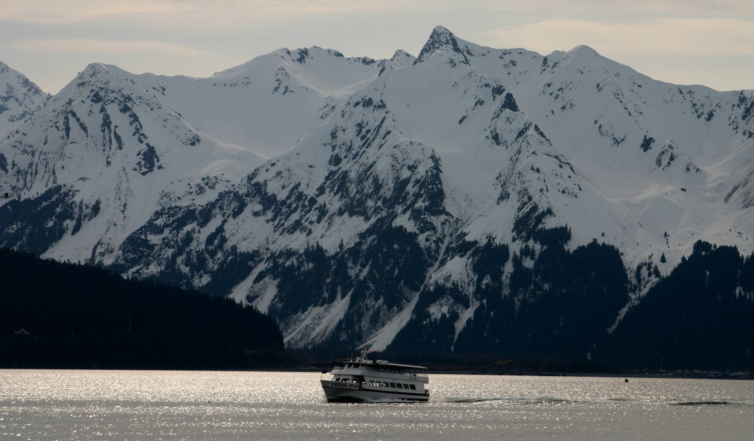 Resurrection Bay shoreline near Seward, Alaska