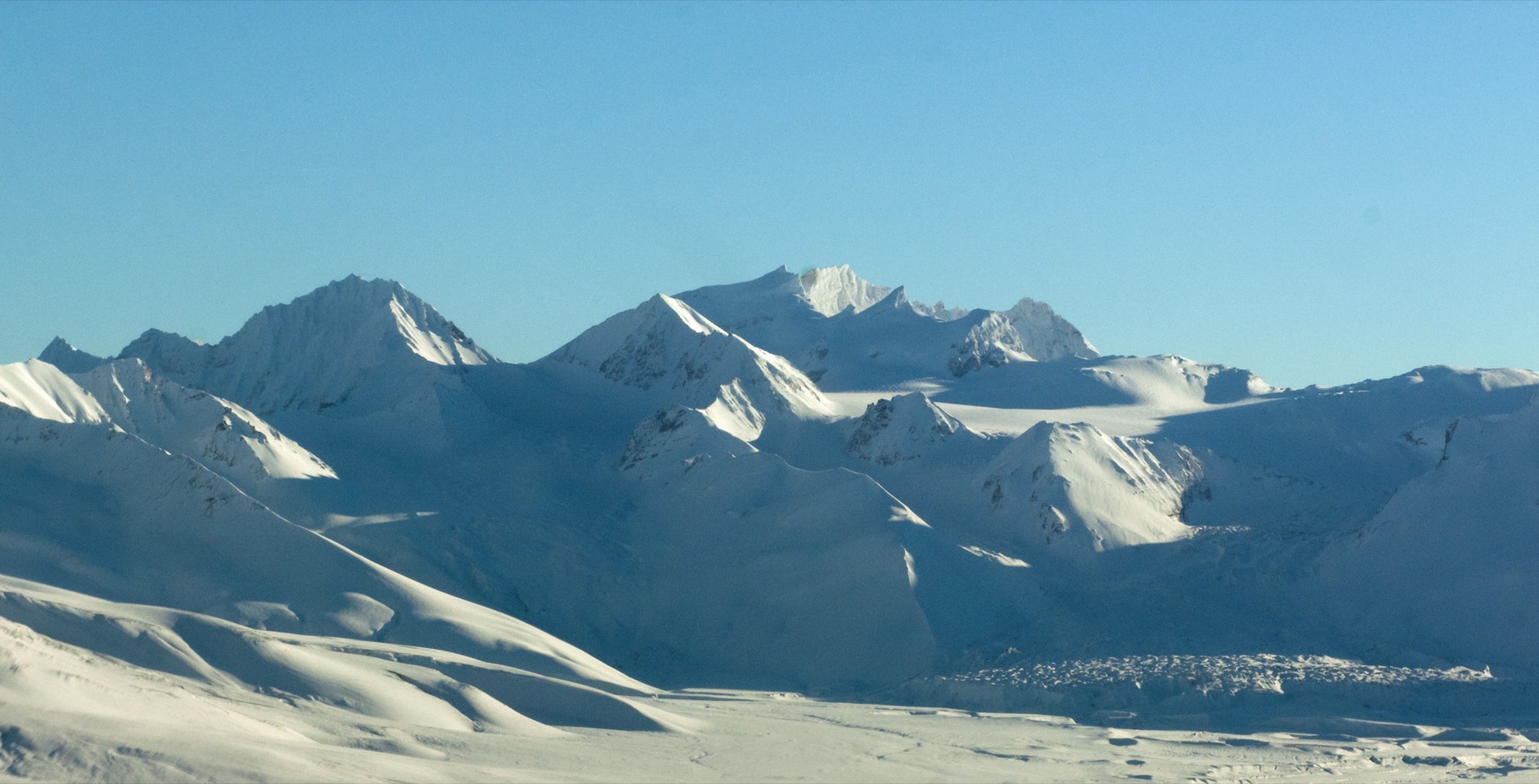 Katmai Caldera across the Valley of Ten Thousand Smokes