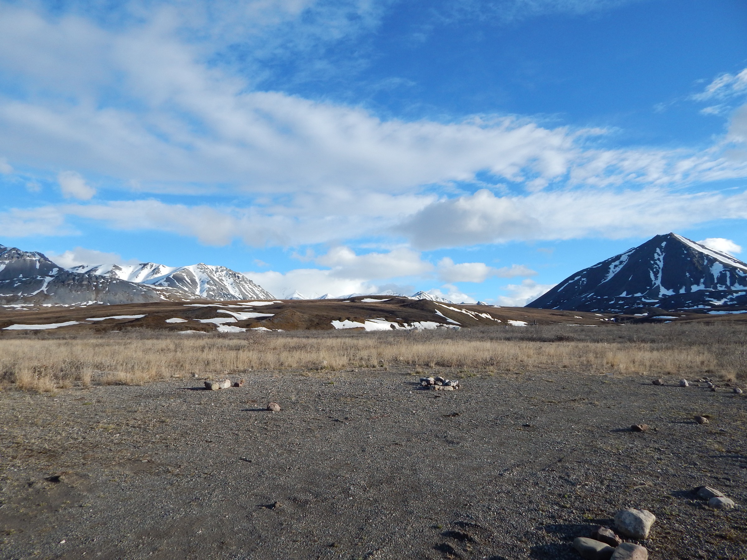 Galbraith Lake and the north slope of the Brooks Range
