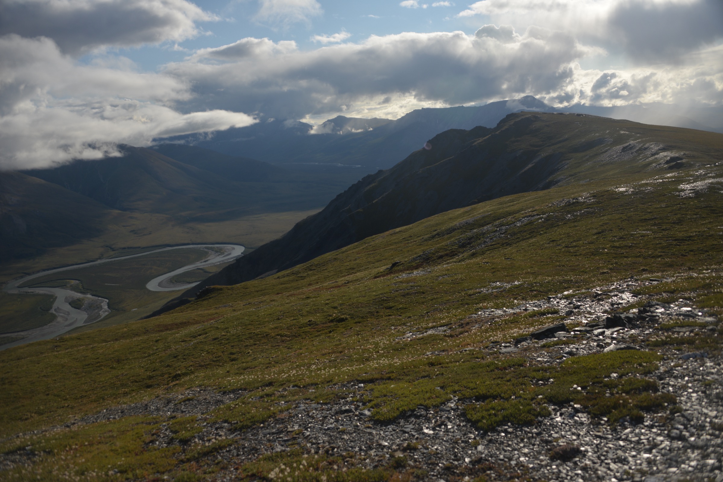 Noatak River flowing through the Western Brooks Range