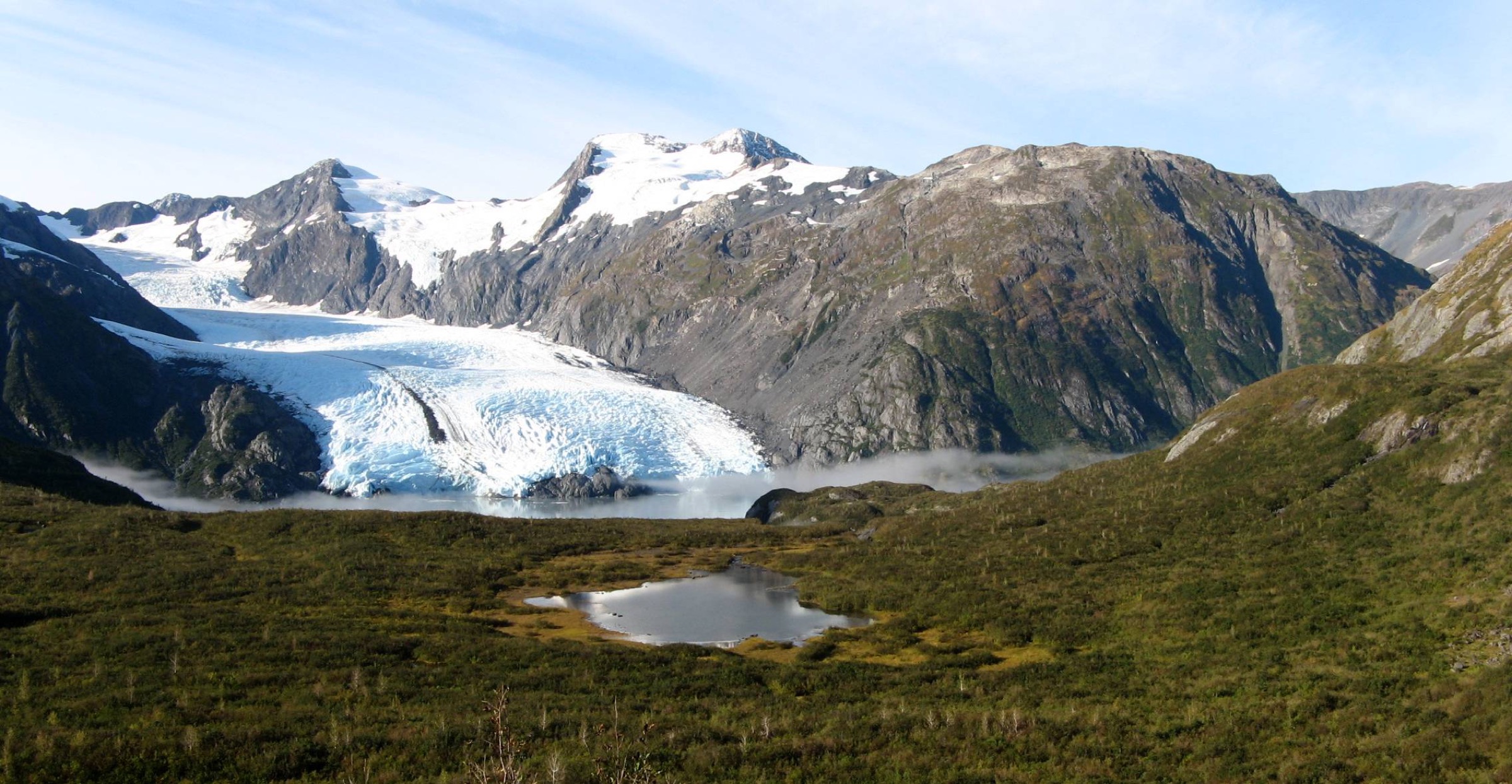 Portage Glacier from Portage Pass, Whittier