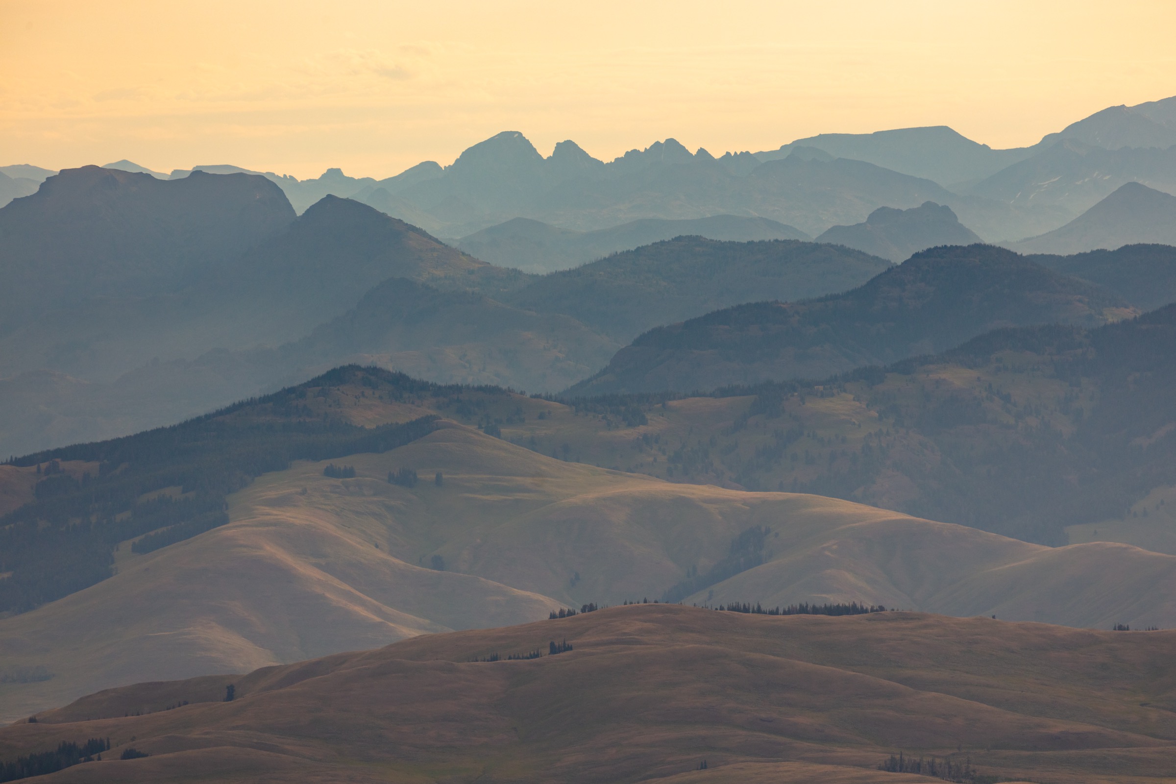 USA — Chaîne des Absarokas, Wyoming et Montana : randonnées à la journée