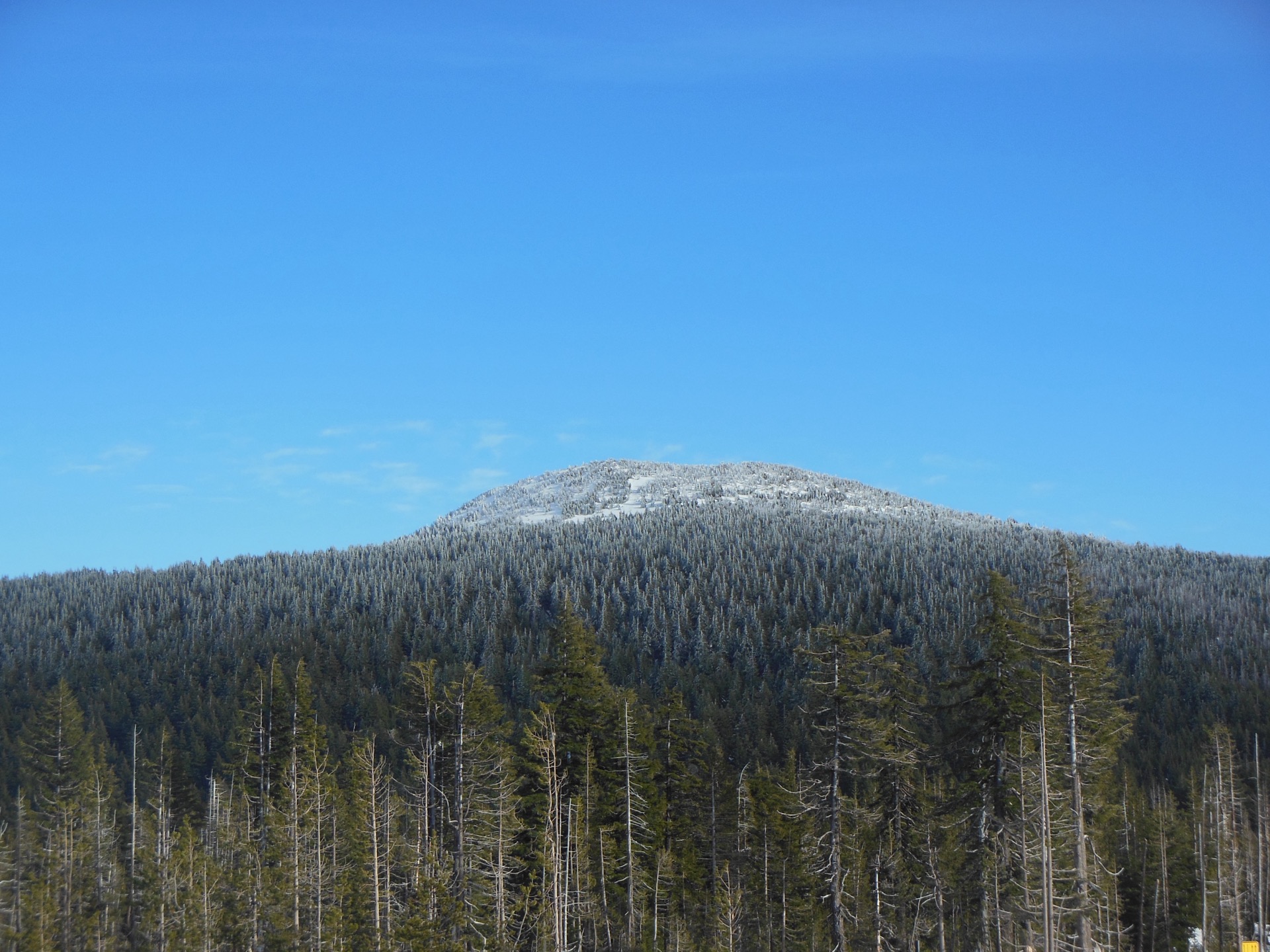 Tumalo Mountain seen from below Mount Bachelor