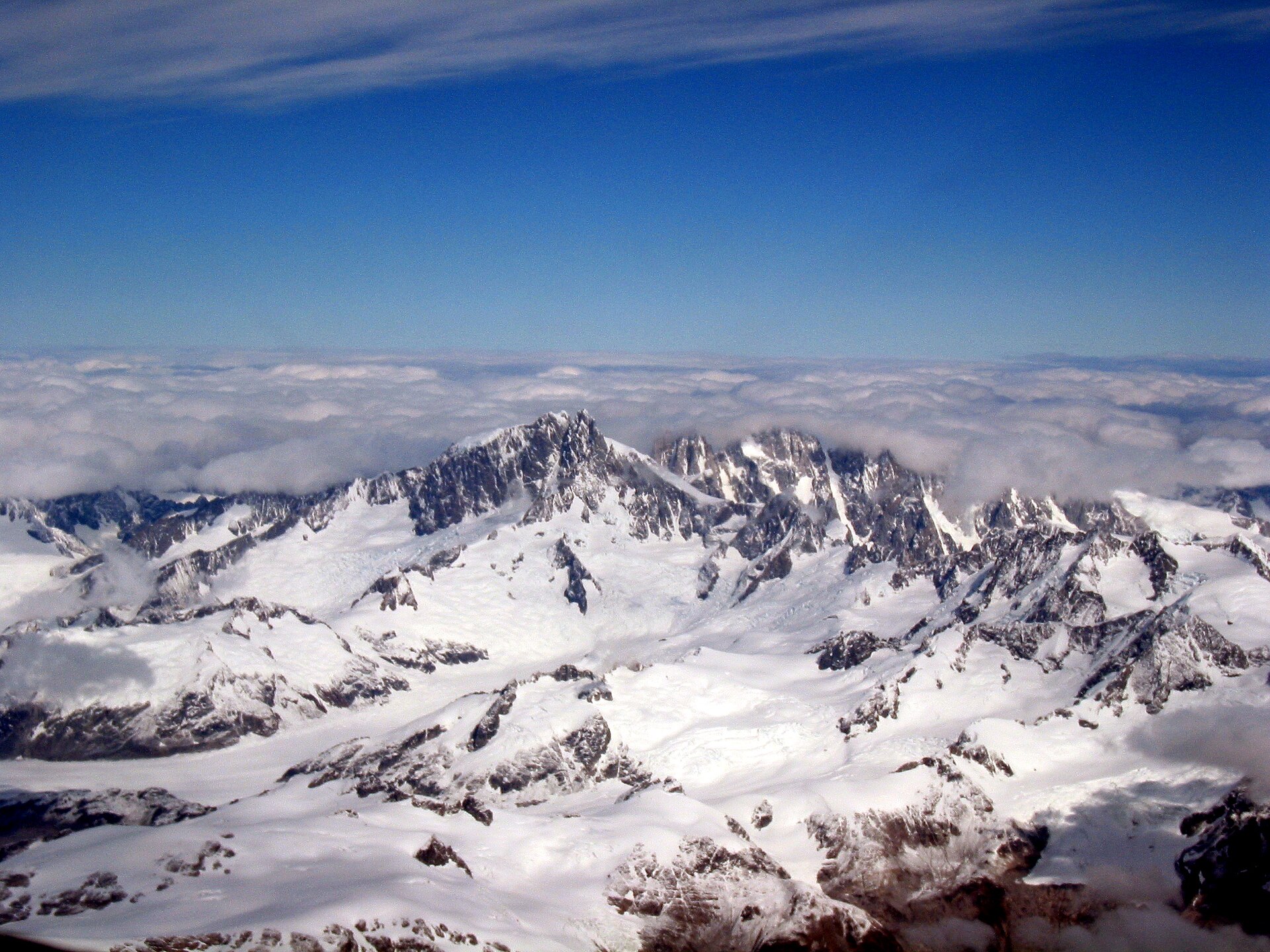 Mount Waddington above the Corridor Glacier