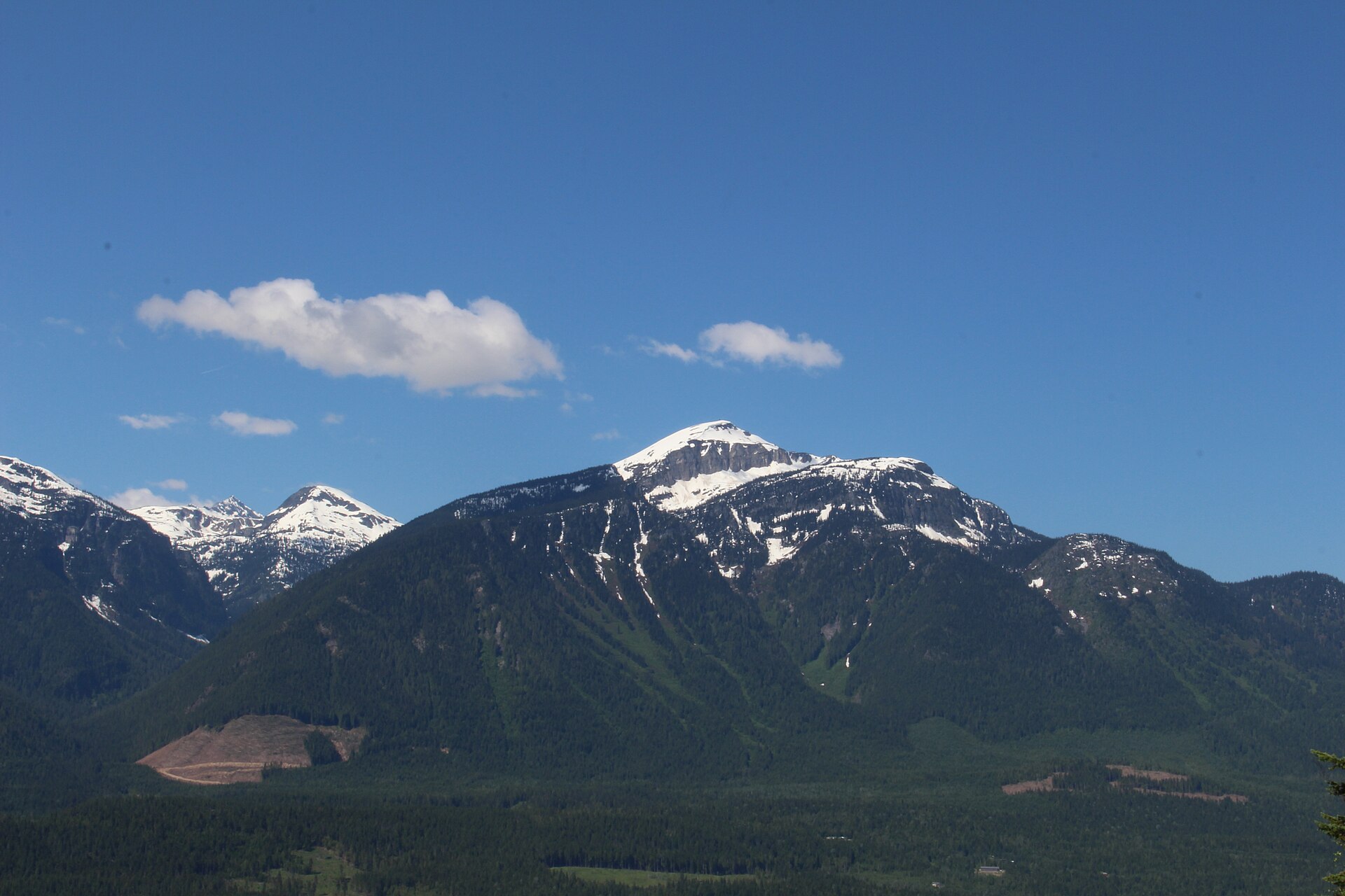 Mount Macpherson seen from Revelstoke