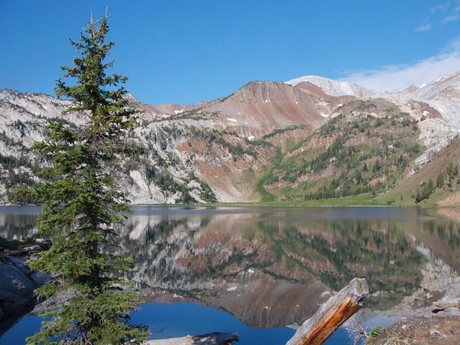 Ice Lake beneath Sacajawea Peak in the Wallowa Mountains